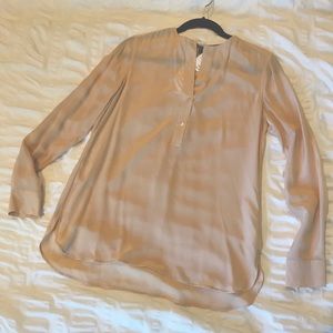NWT Vince long sleeve silk blouse Sz 6